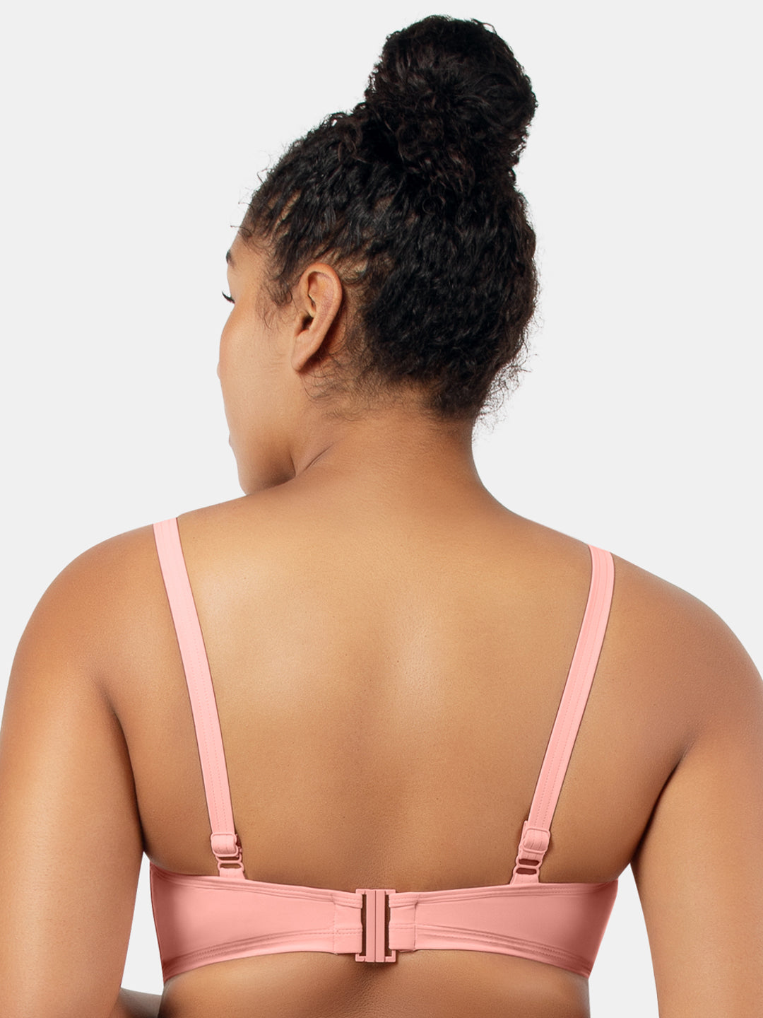 Brigitte Demi Bikini Top - Peach Bud - S8201