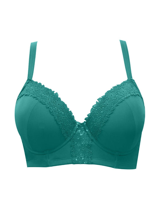 Brigitte Demi Bikini Top - Dark Mint -  S8201