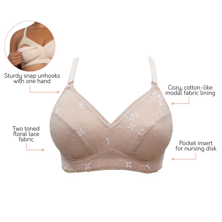 Rain Wireless maternity bra - Porcelain - P5842