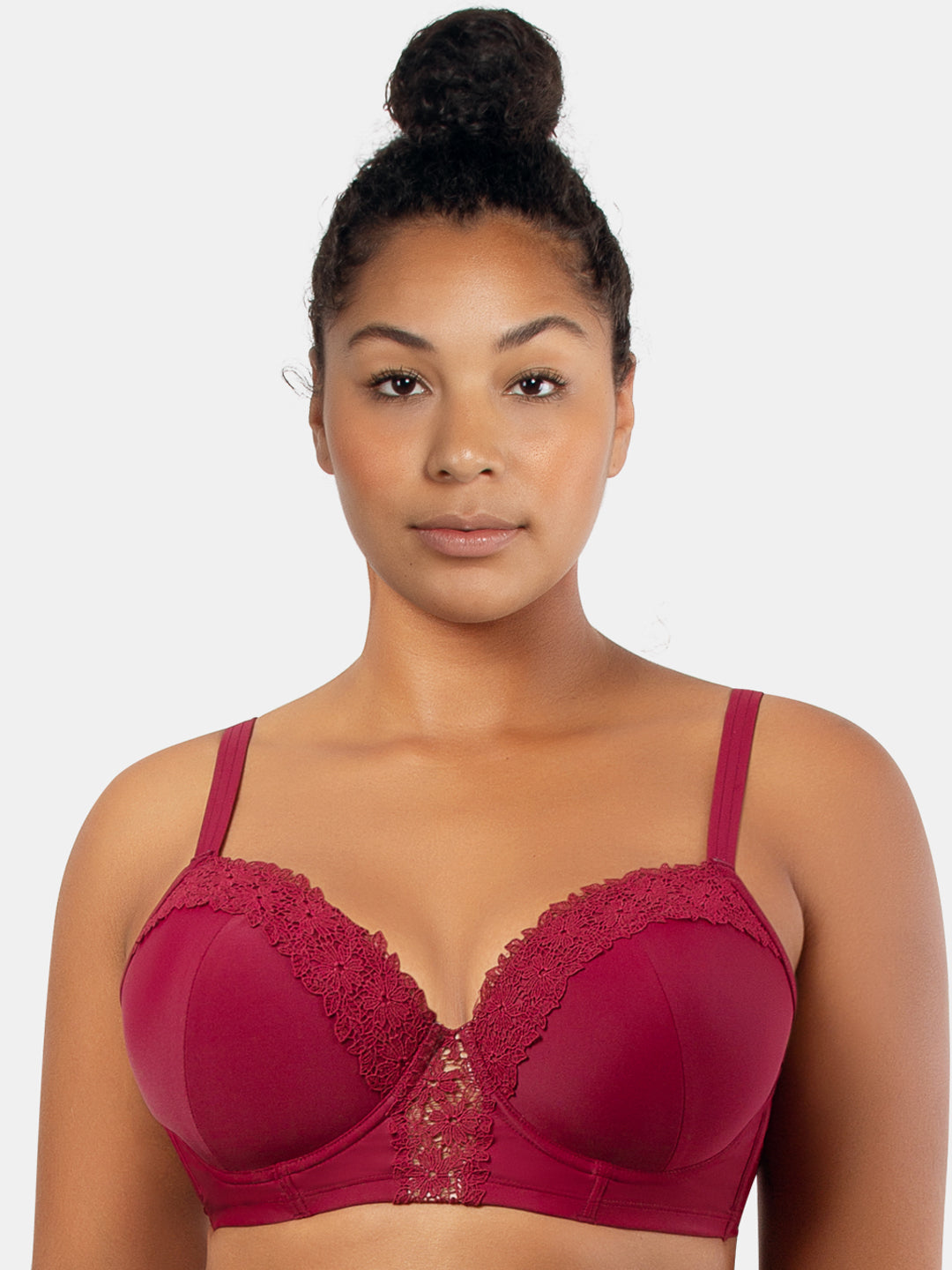 Brigitte Demi Bikini Top - Rumba Red - S8201