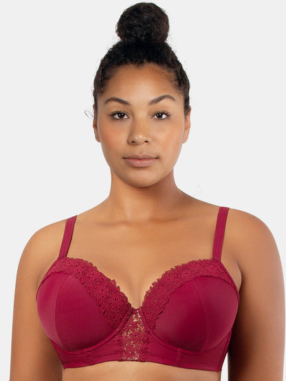 Brigitte Demi Bikini Top - Rumba Red - S8201