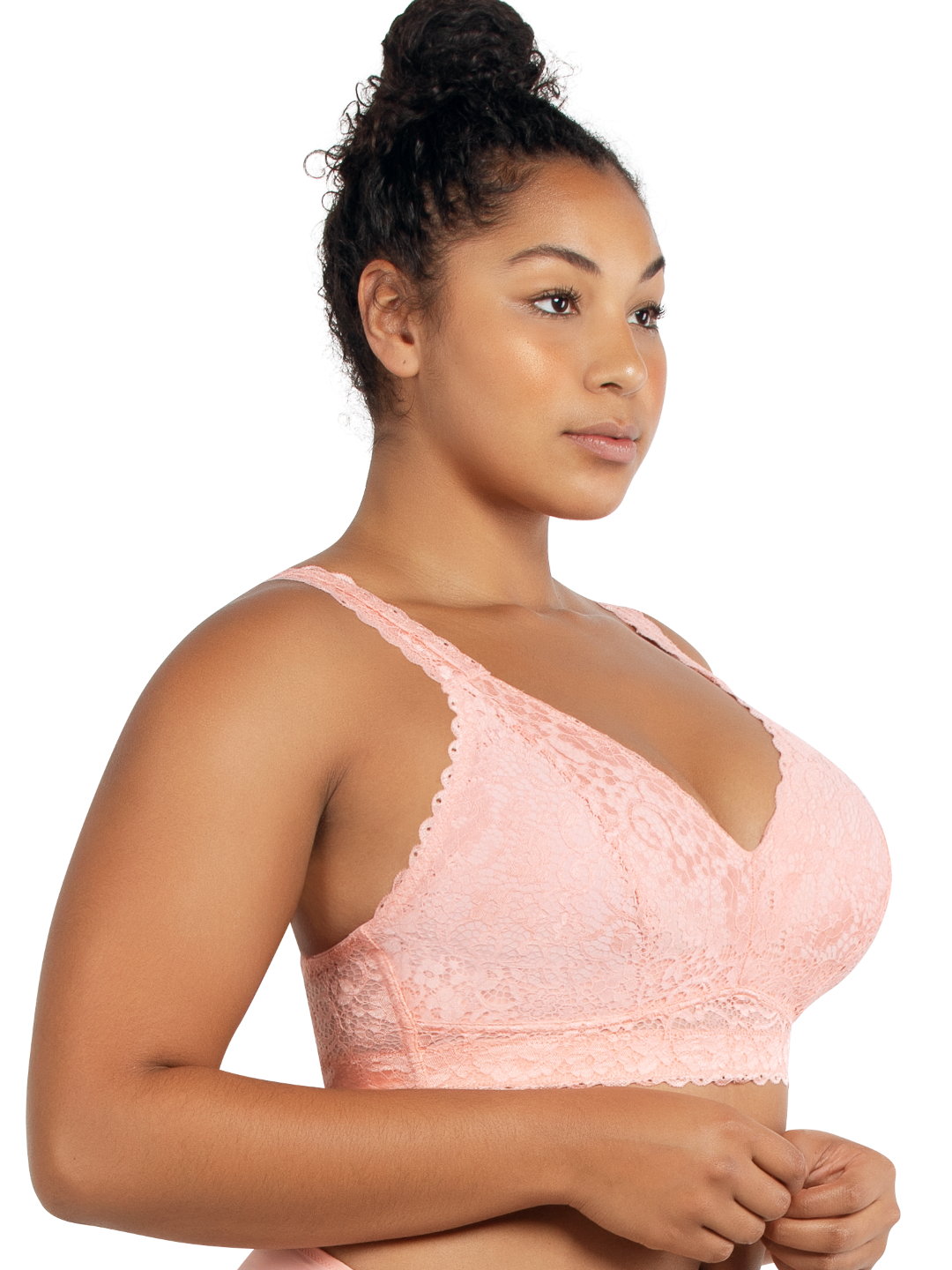 Adriana Bralette - Peach Bud - P5482