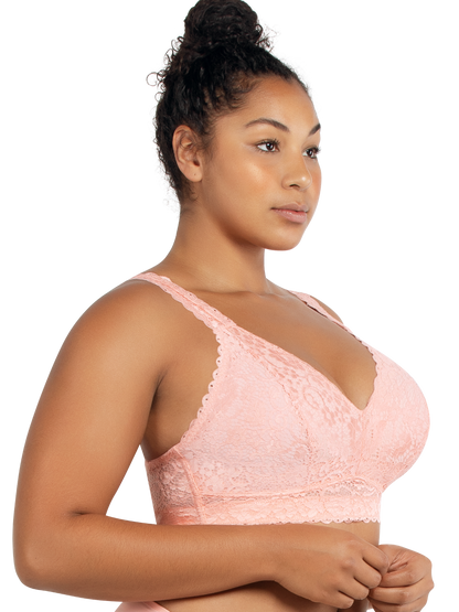 Adriana Bralette - Peach Bud - P5482