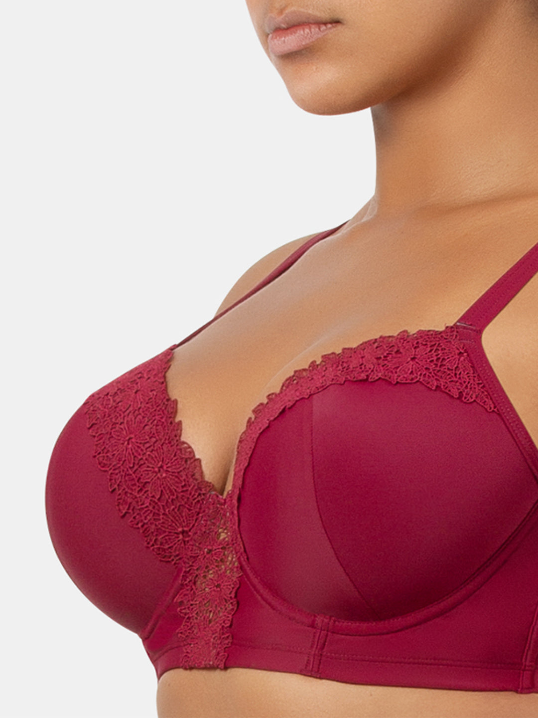 Brigitte Demi Bikini Top - Rumba Red - S8201