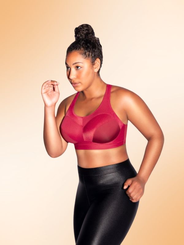 Energy Sports Bra - Rumba Red w Cherry - P58522