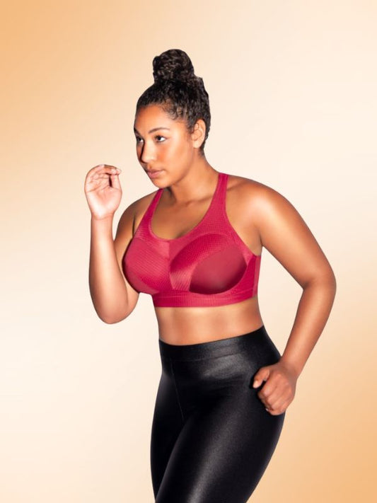 Energy Sports Bra - Rumba Red w Cherry - P58522